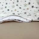 Set lenjerie de schimb pentru patut bebe 3 piese Stelute bej (5)